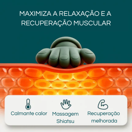 1 Massageador PRO – Relaxe com os vários tipos de massagem incluídos
