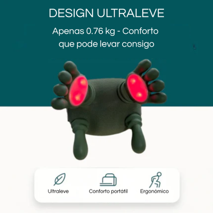 1 Massageador PRO – Relaxe com os vários tipos de massagem incluídos