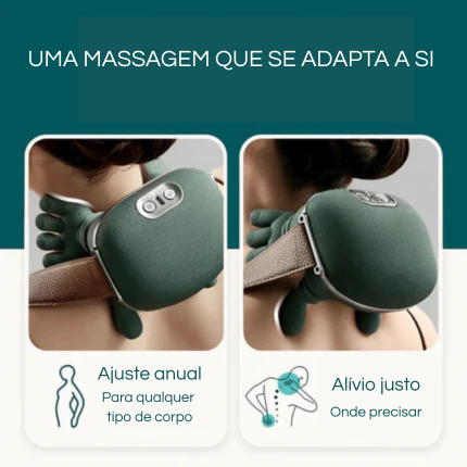 1 Massageador PRO – Relaxe com os vários tipos de massagem incluídos