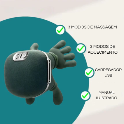 1 Massageador PRO – Relaxe com os vários tipos de massagem incluídos